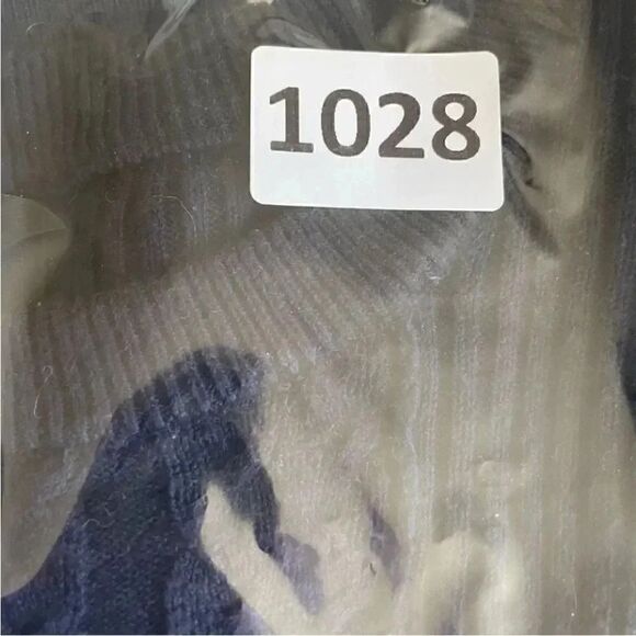 Zara Men Navy Knit Crewneck Long Sleeves Classic Cozy Warm Sweater SZ M # 1028 - Picture 8 of 11